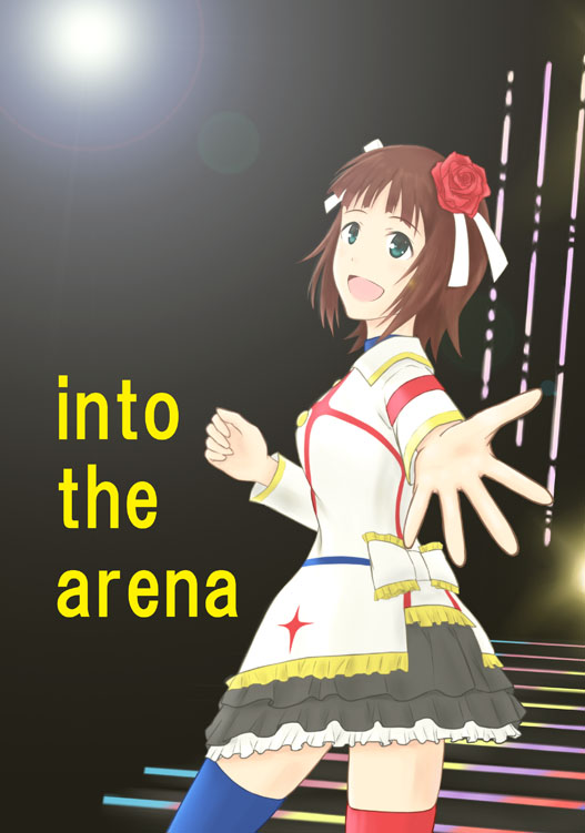 into the arena