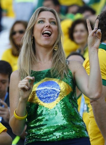 ブラジルのサポーター