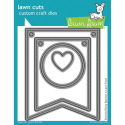 104207 Lawn Cuts Custom Craft ダイ (Stitched Party Banners) 3000en