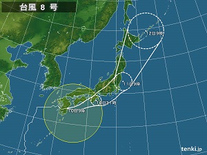 台風８号140709