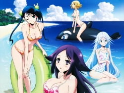 288154 bikini breast_hold cleavage hibachi kuroageha mitsuki_(mushibugyou) mushibugyou oharu swimsuits yamashita_yoshimitsu43_