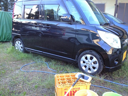 パレットターボ洗車