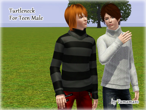 Sims 3: Одежда  для  подростков  мальчиков 20140220000