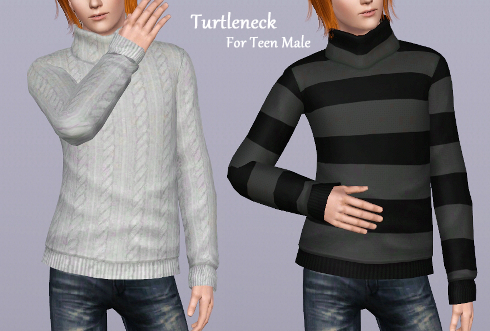 Sims 3: Одежда  для  подростков  мальчиков 20140220001