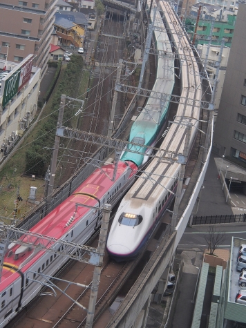 東北新幹線 E5系＋E6系 やまびこ206号 ＆ E2系