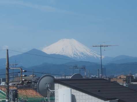 中央本線からの富士山